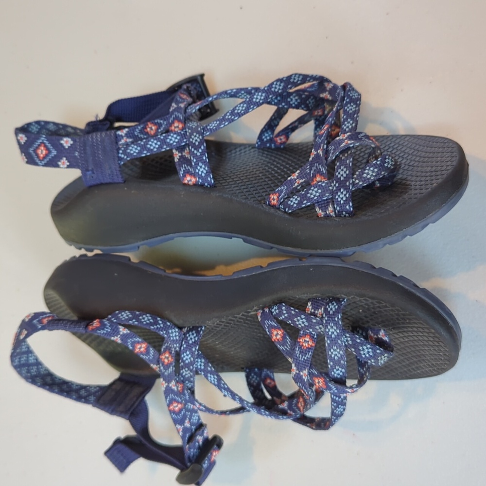 Chaco Women's Z/Cloud Patterned Strap Sandal - Navy - Picture 3 of 7